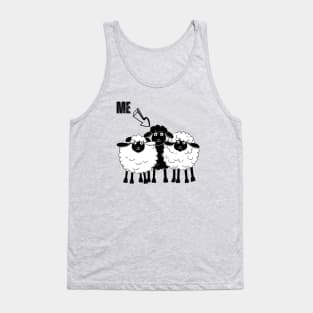 Proudly the Black Sheep! Tank Top